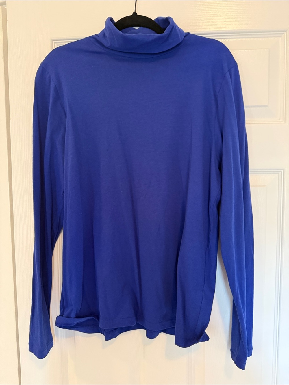 J. Crew Cobalt Blue Long-Sleeve Turtleneck